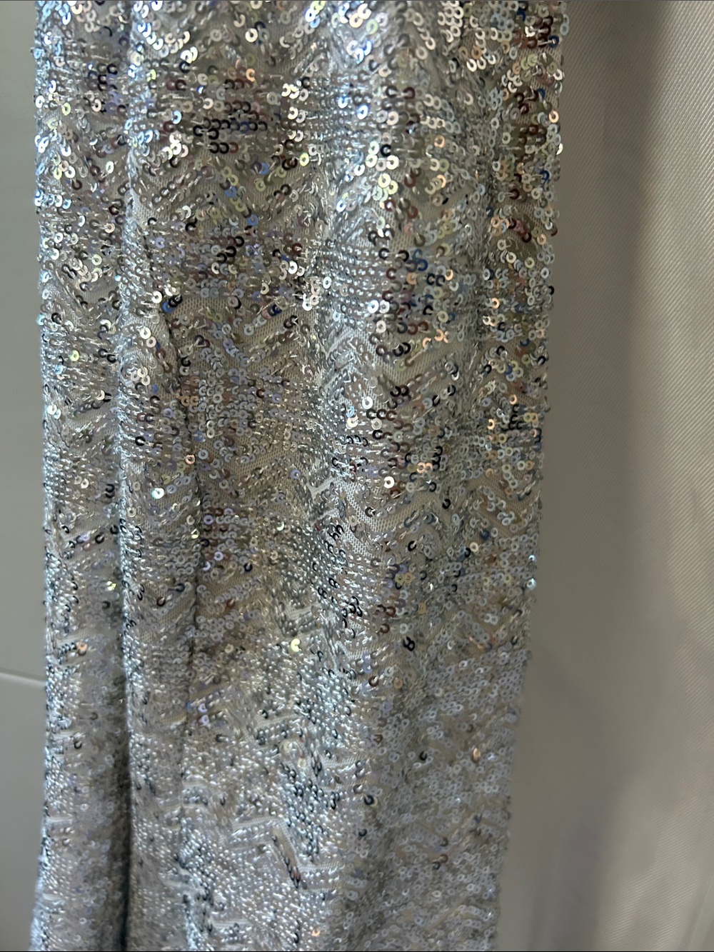 Zara Silver Sequin Blazer and Shorts Set - Picture 4 of 6